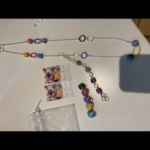 Brand new Viva Beads jewelry set. Multi color